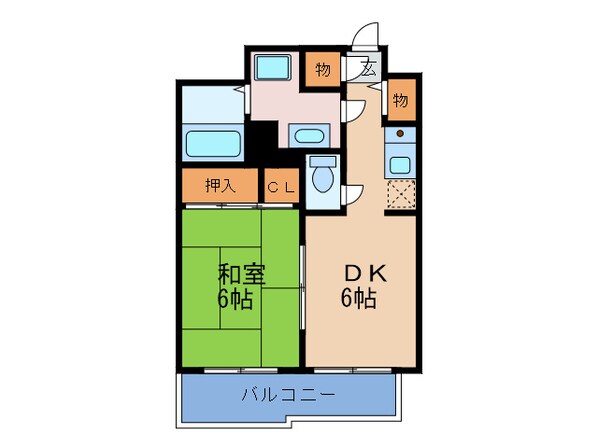 エトワ－ル北梅田の物件間取画像